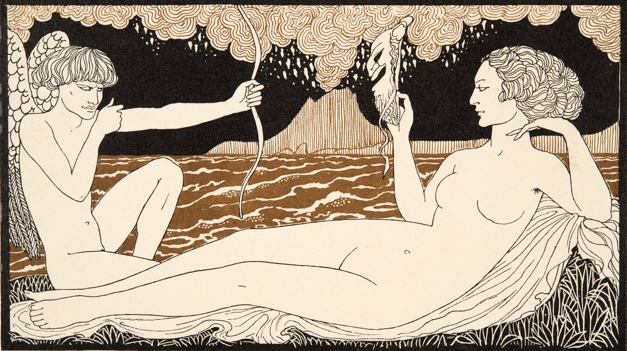 Personages de Comedie (Detail) von Georges Barbier