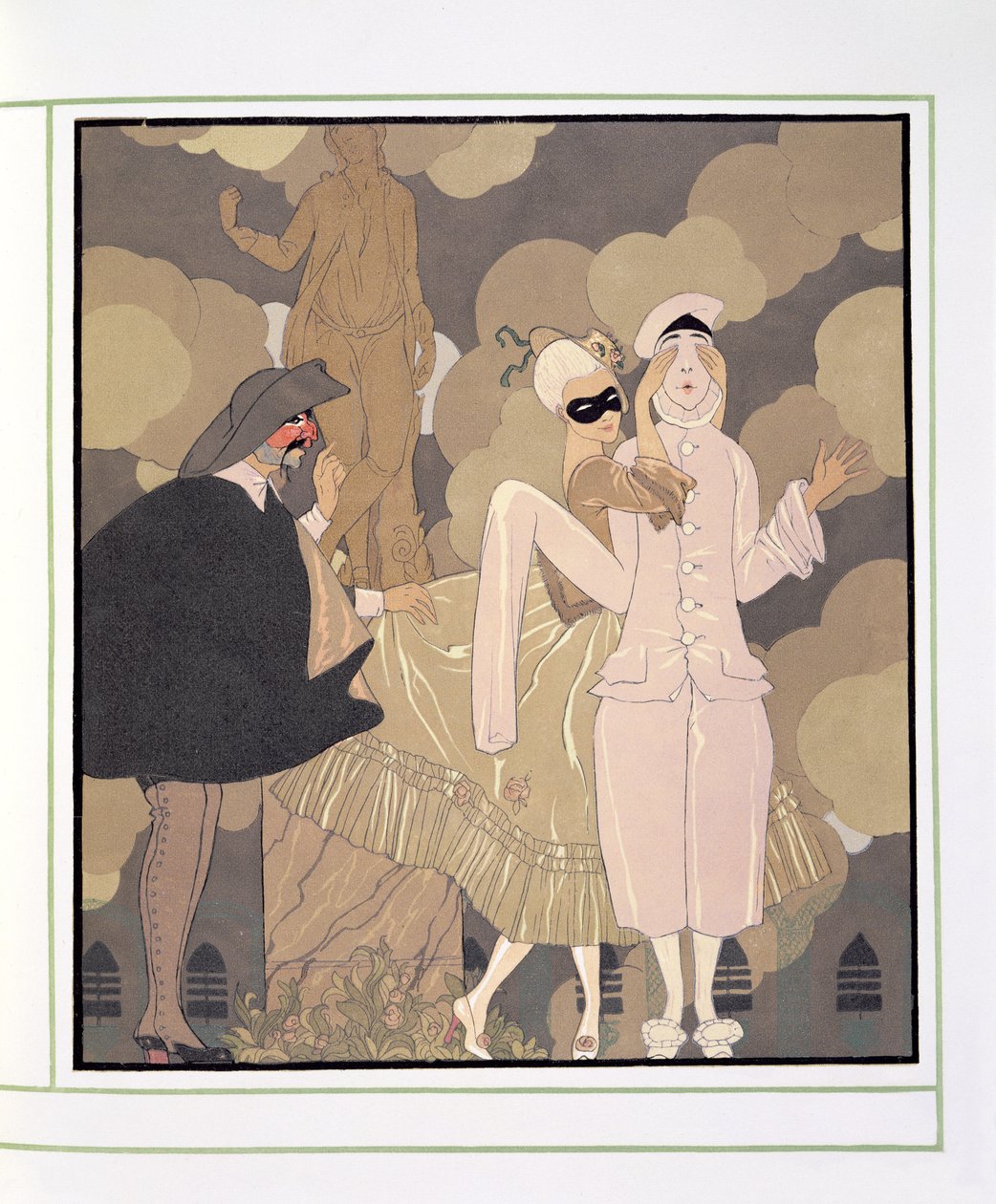 Überraschung von Georges Barbier