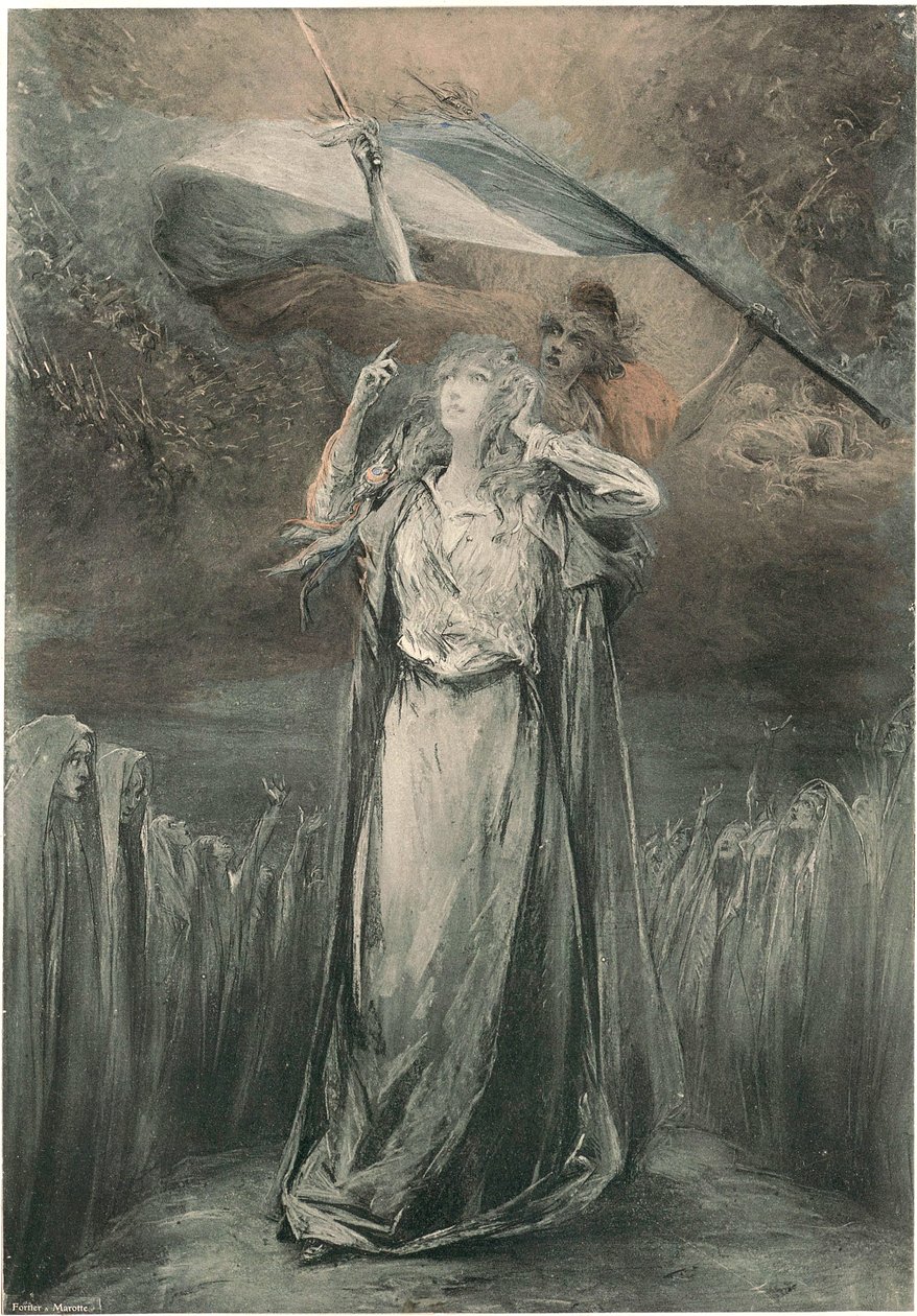 Georges Jules Victor Clairin - Théroigne de Méricourt von Georges Clairin