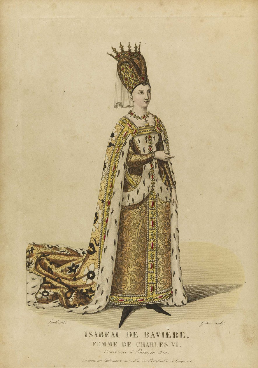 Isabeau von Bayern, Königin von Frankreich von Georges Jacques Gatine