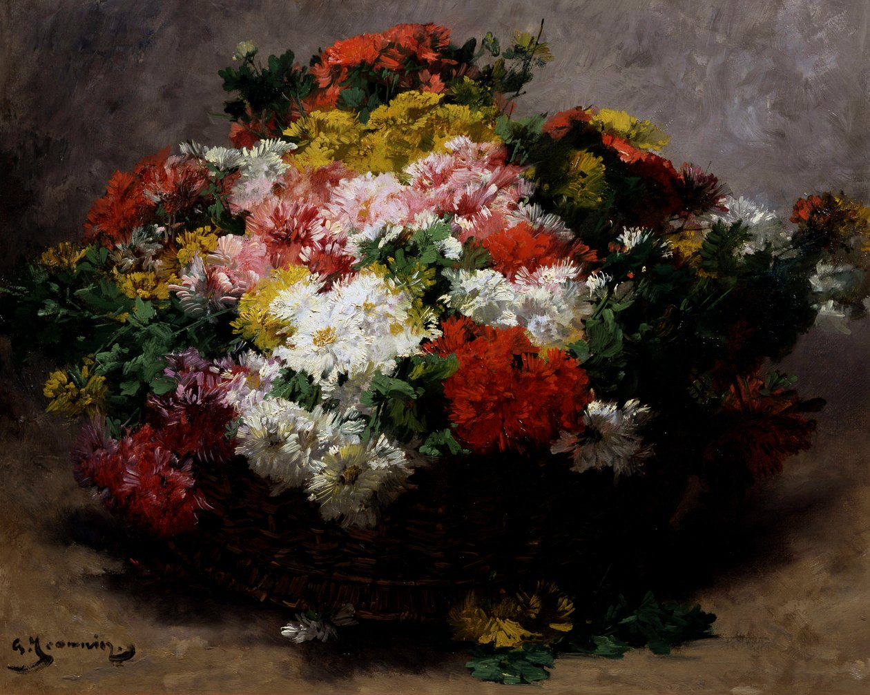 Asters multicolores von Georges Jeannin