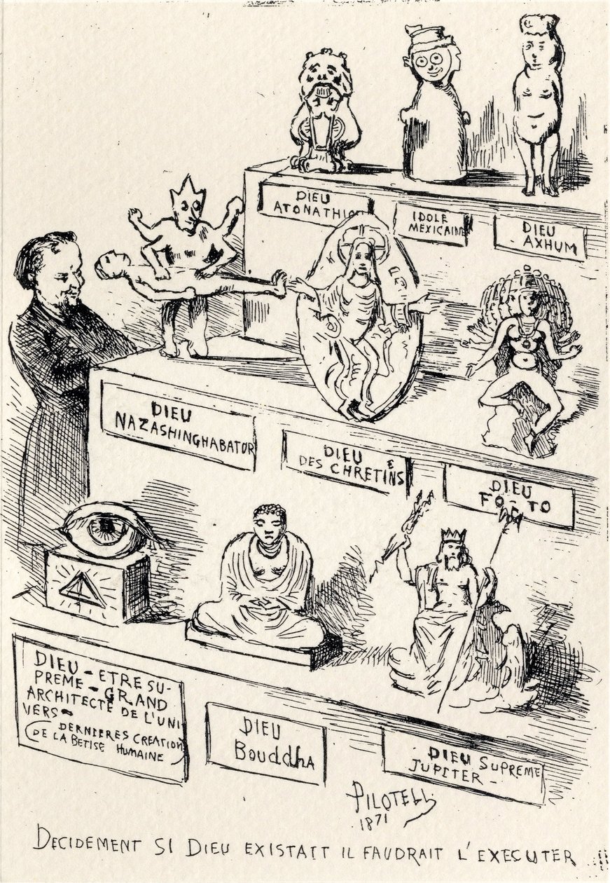 Pilotell, „Wenn Gott existierte, sollte er hingerichtet werden“ von Georges Labadie Pilotell