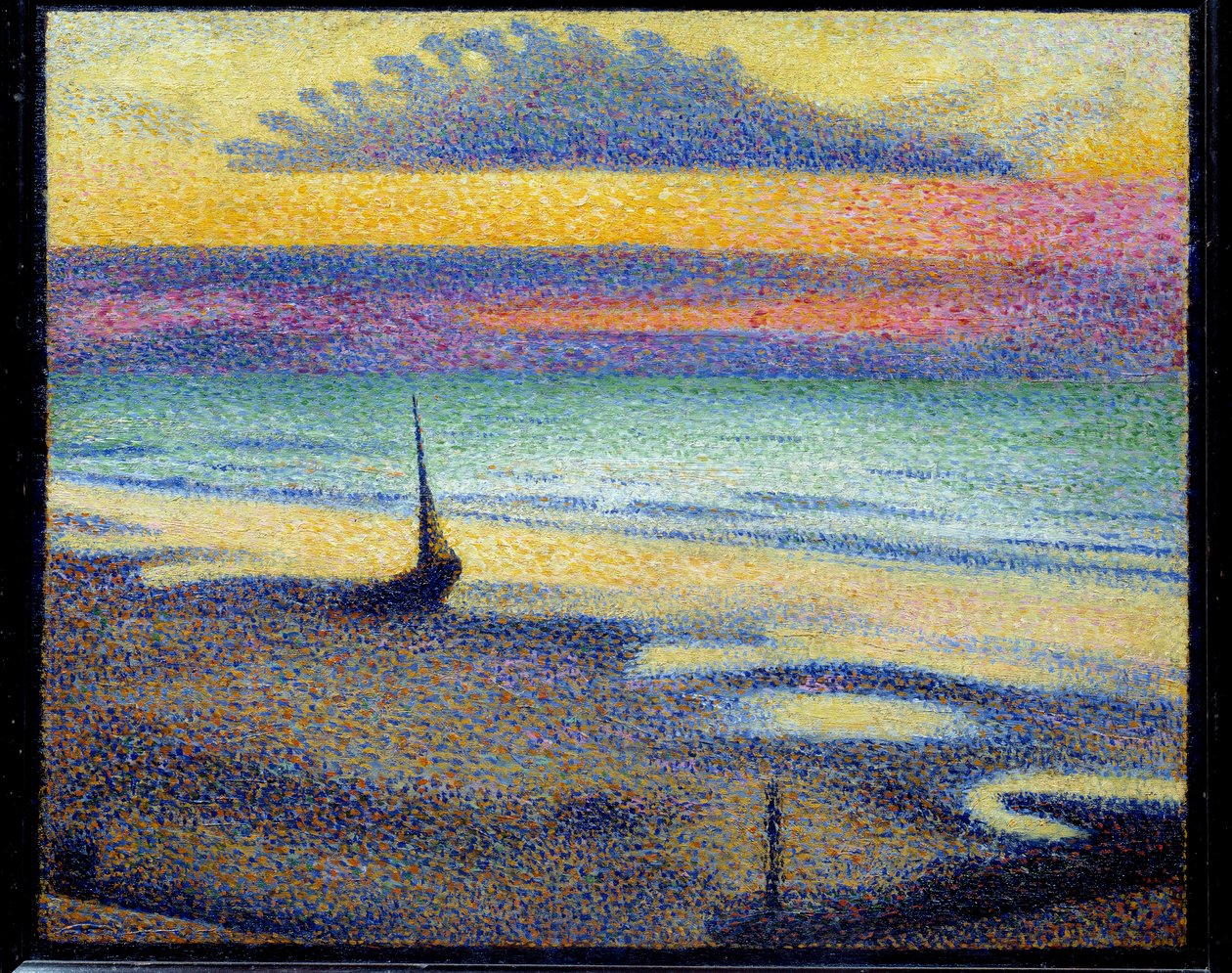 Strand in Heist (Knokke-Heist, Belgien) von Georges Lemmen