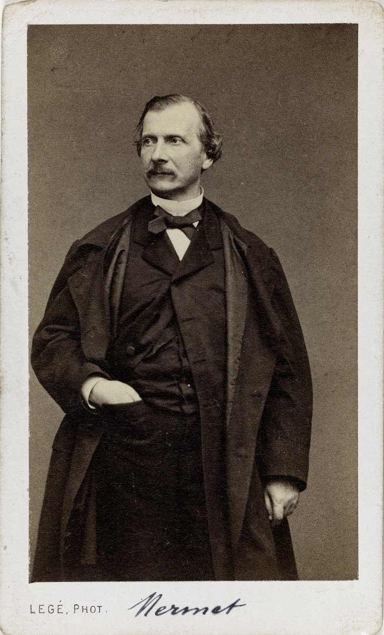 Porträt des Komponisten Auguste Mermet 1810-1889