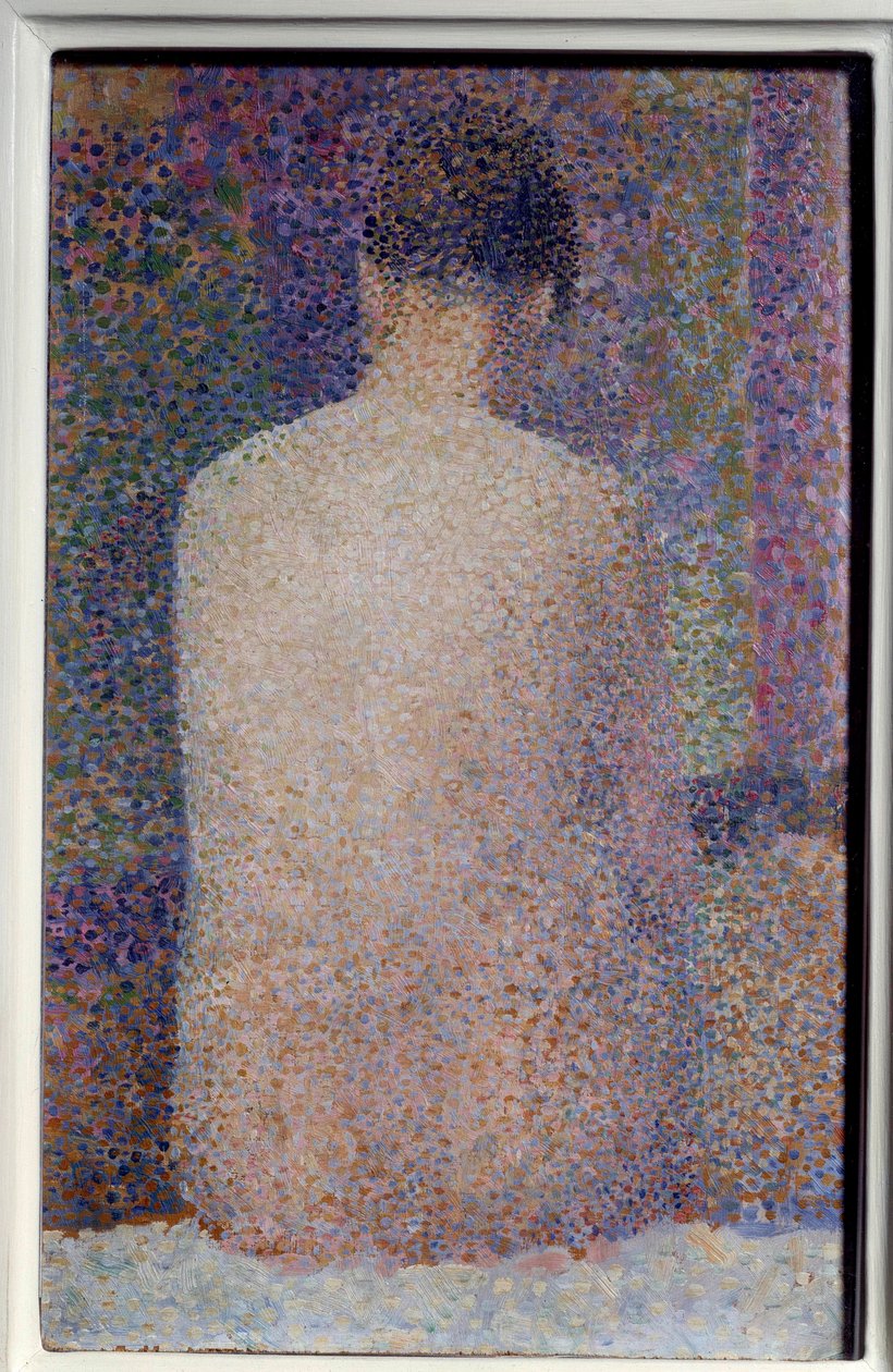 Rückenansicht von Georges Pierre Seurat