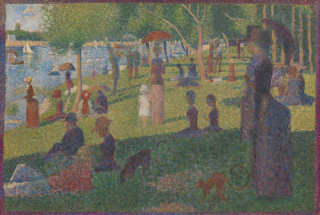 Studie für Ein Sonntagnachmittag auf der Insel La Grande Jatte von Georges Pierre Seurat