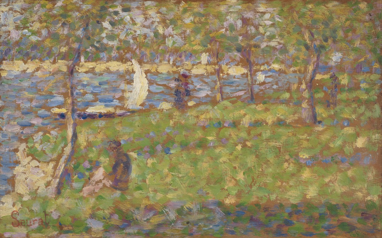 Studie für "La Grande Jatte" von Georges Pierre Seurat