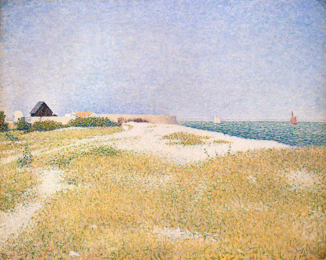 Ansicht von Fort Samson (1885) von Georges Pierre Seurat
