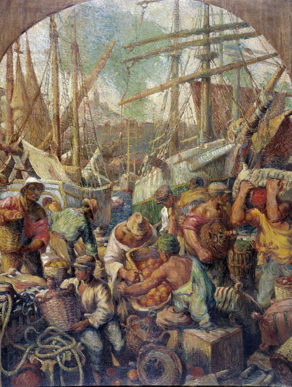 Das Entladen von Waren von Georges Pomerat