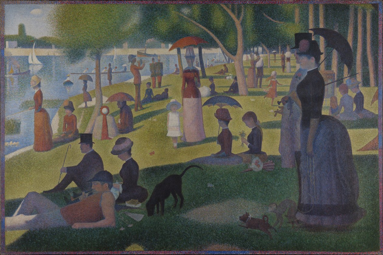 Ein Sonntag auf La Grande Jatte -- 1884 von Georges Seurat