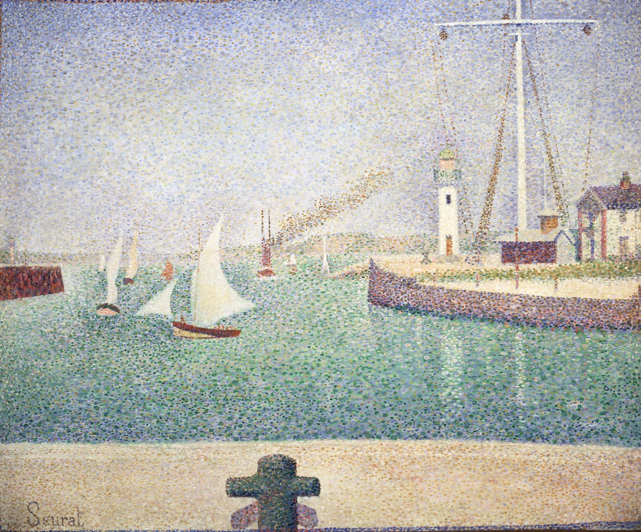 Eingang des Hafens von Honfleur (Entrée du port d