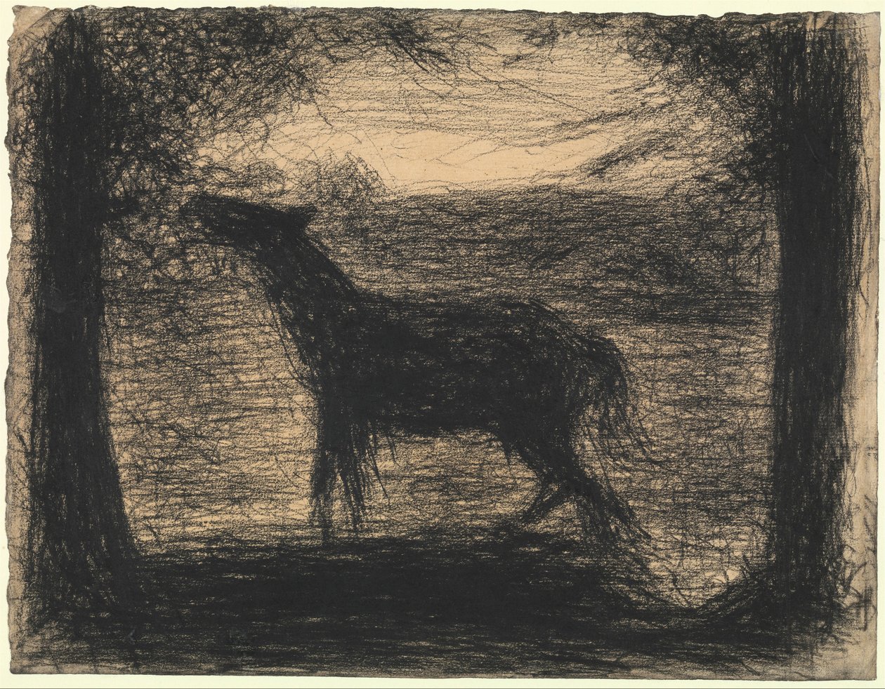 Fohlen (Le Poulain) von Georges Seurat