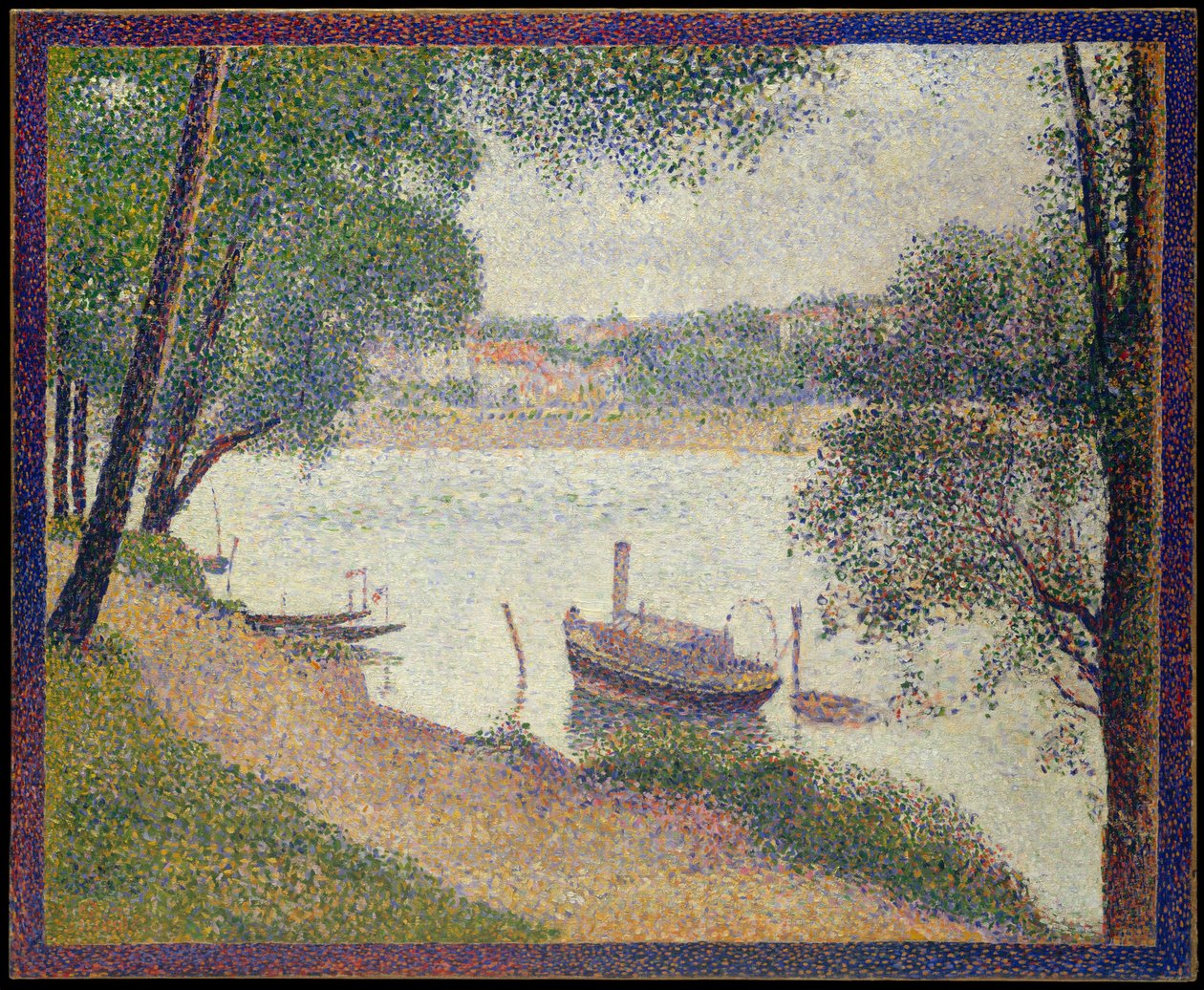 Graues Wetter, Grande Jatte von Georges Seurat