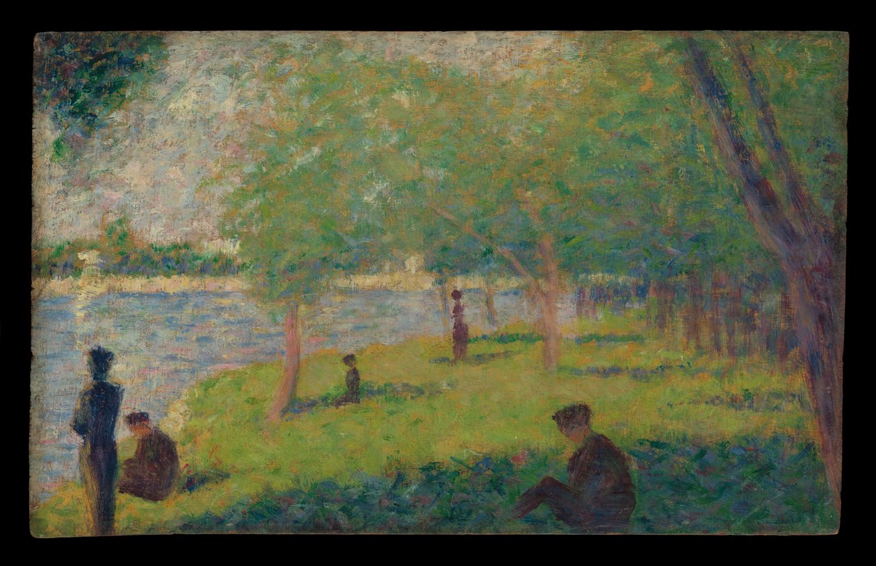 Studie für "Ein Sonntag auf La Grande Jatte" von Georges Seurat