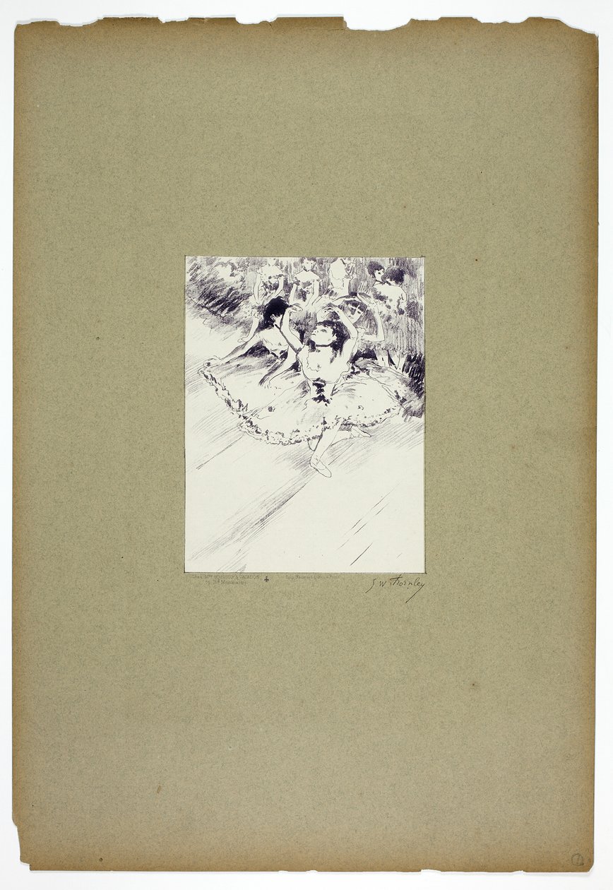 Ballettprobe von Georges William Thornley