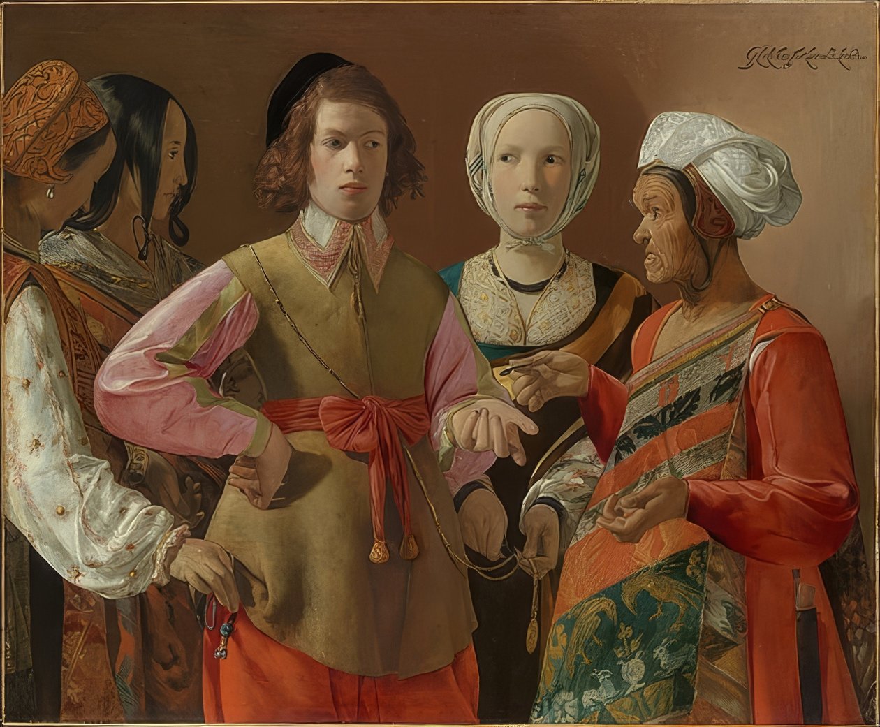 Die Wahrsagerin von Georges de La Tour