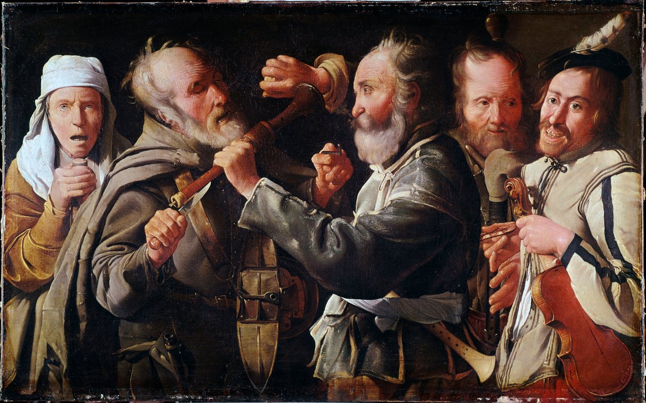 Schlägerei zwischen Musikern von Georges de La Tour