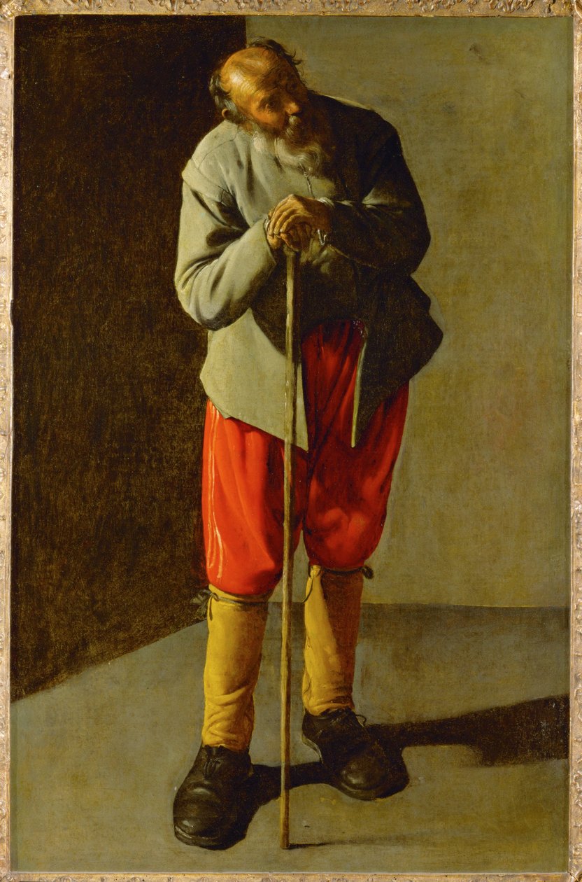 Alter Mann von Georges de la Tour