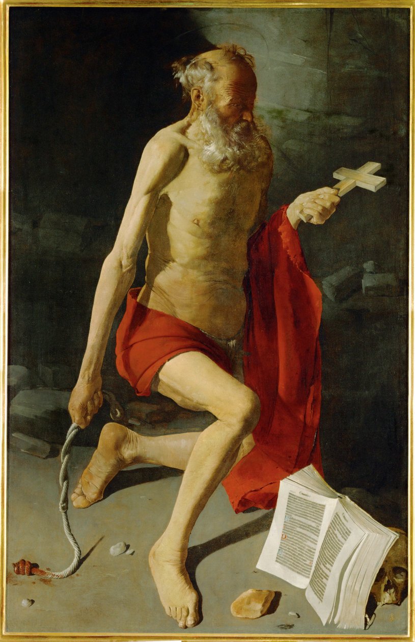 Buße des Heiligen Hieronymus von Georges de la Tour