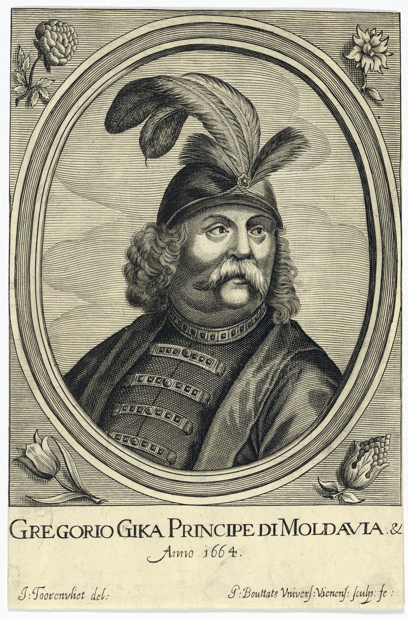 Grigore I Ghica (Ghika) (1628-1675), Fürst der Walachei von Gerard Bouttats