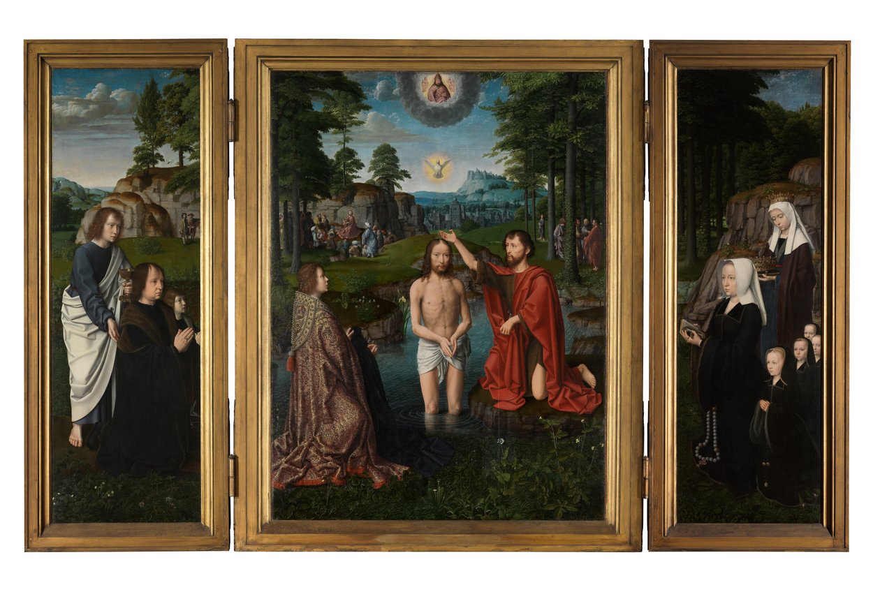 Die Taufe Christi von Gerard David