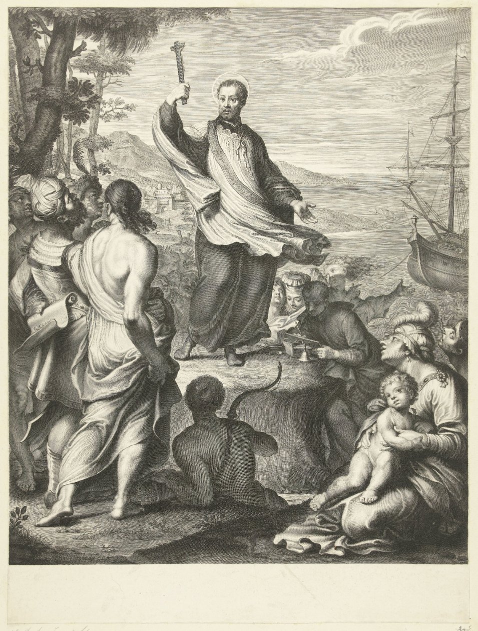Heiliger Franz Xaver von Gérard Edelinck