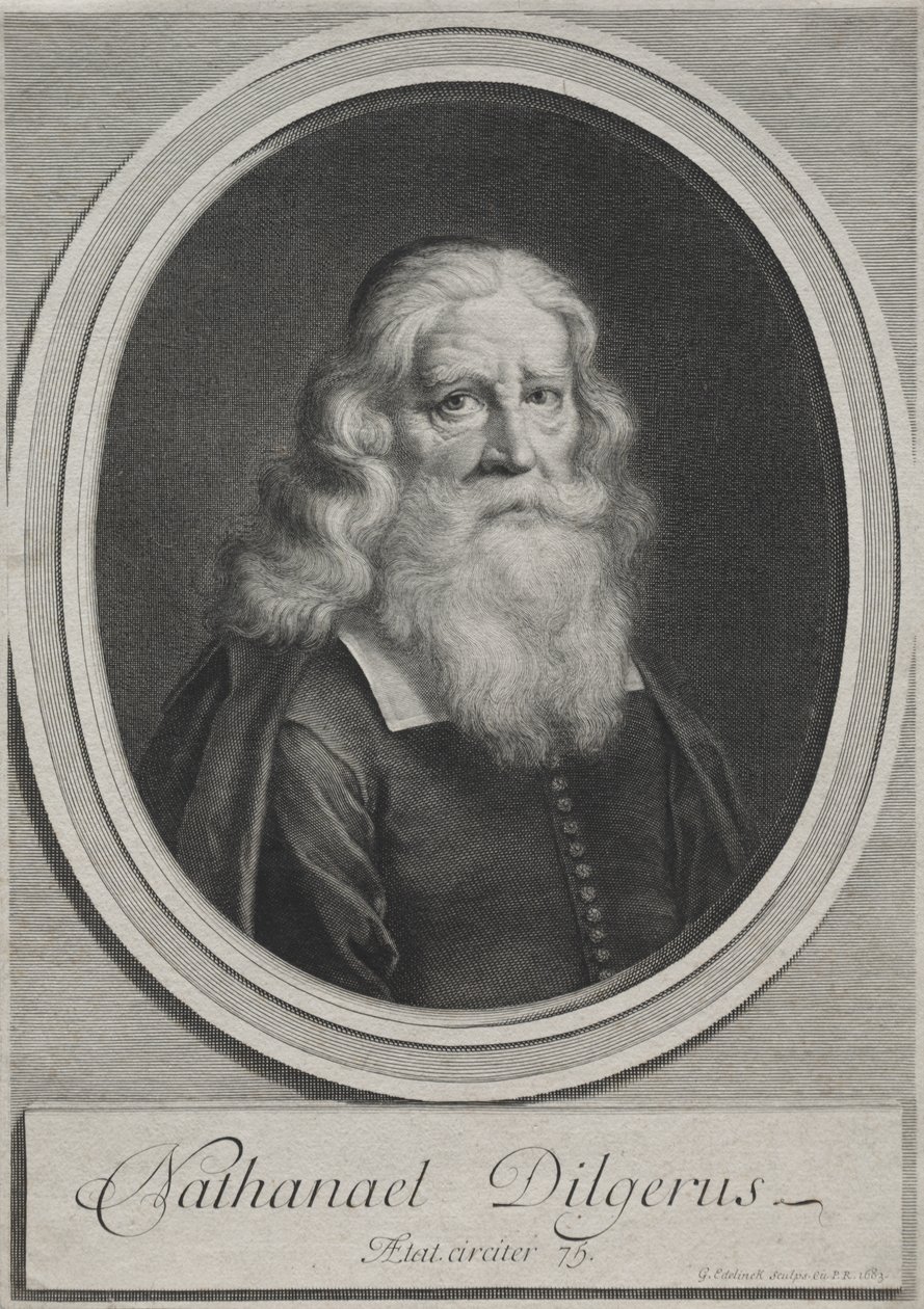 Nathanael Dilgerus, Pfarrer von Danzig von Gérard Edelinck
