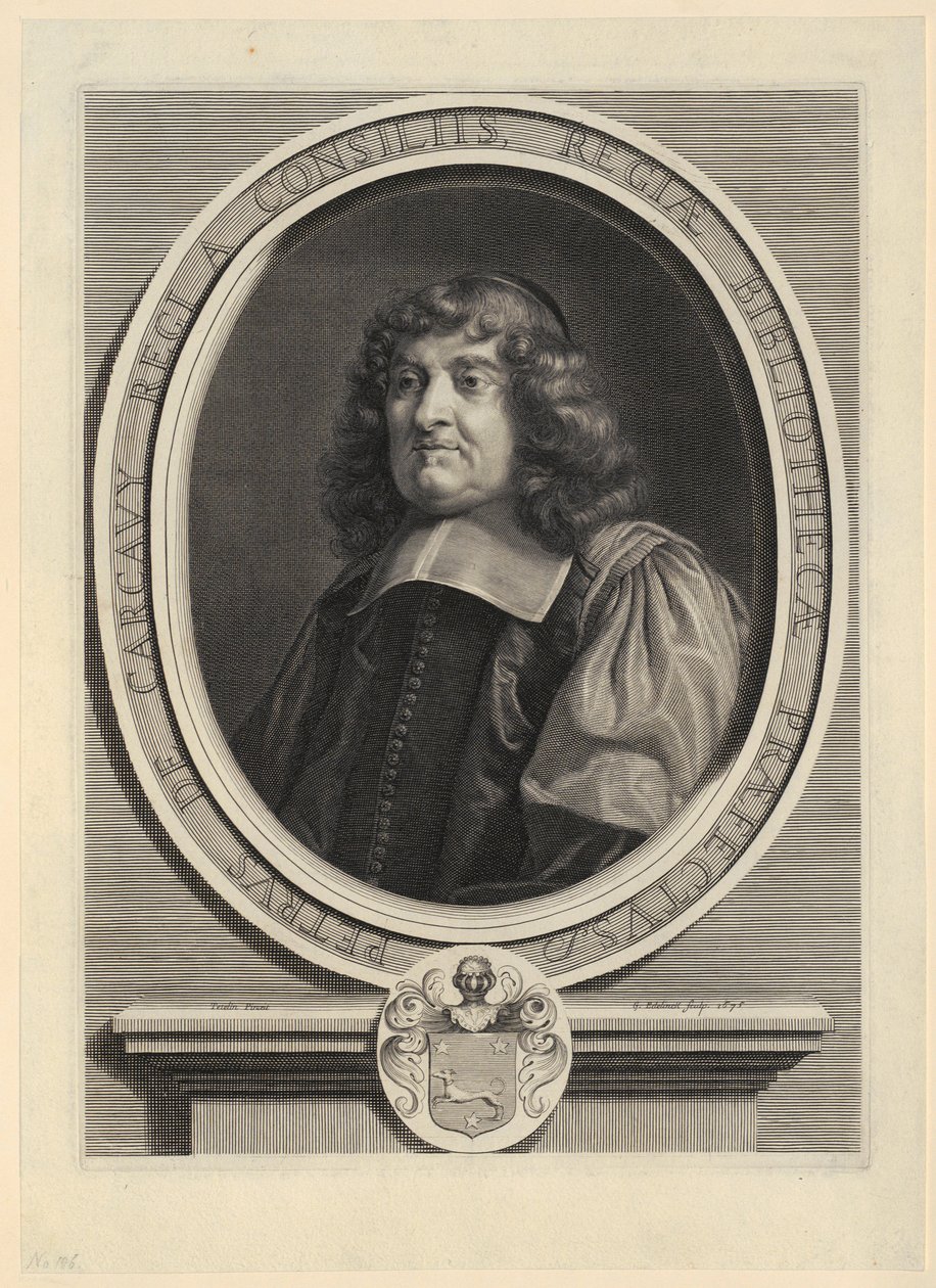 Porträt von Pierre Van Bouc von Gérard Edelinck