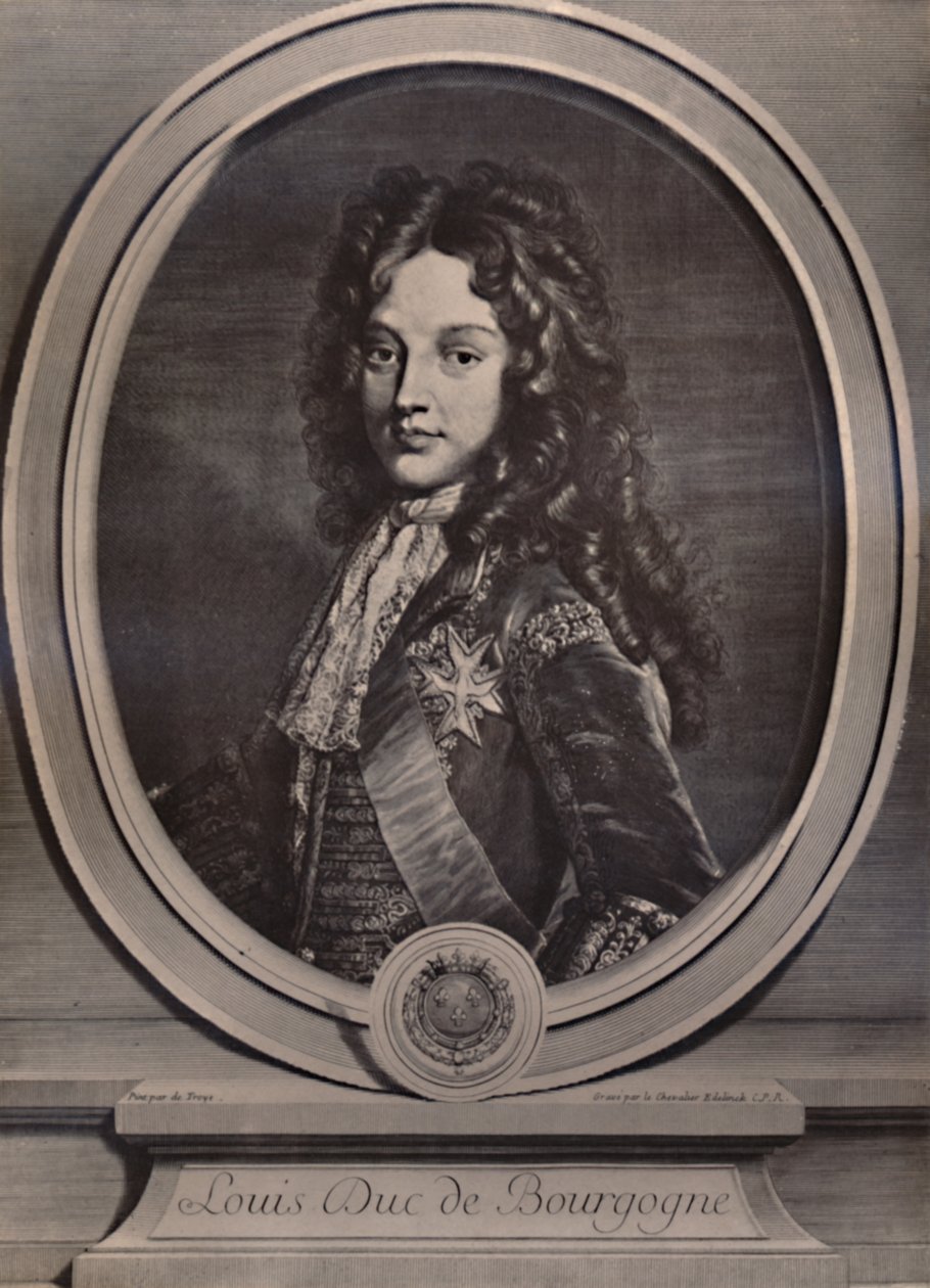 Louis, Herzog von Burgund, Dauphin von Frankreich und Vater von König Ludwig XV von Gerard Edelnick