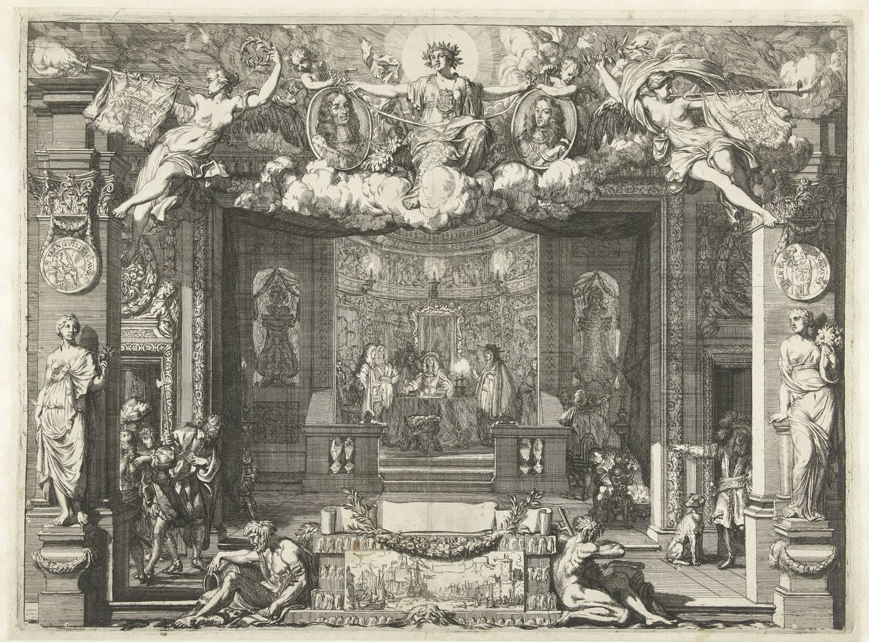 Allegorie auf den Vertrag von Westminster von Gerard de Lairesse