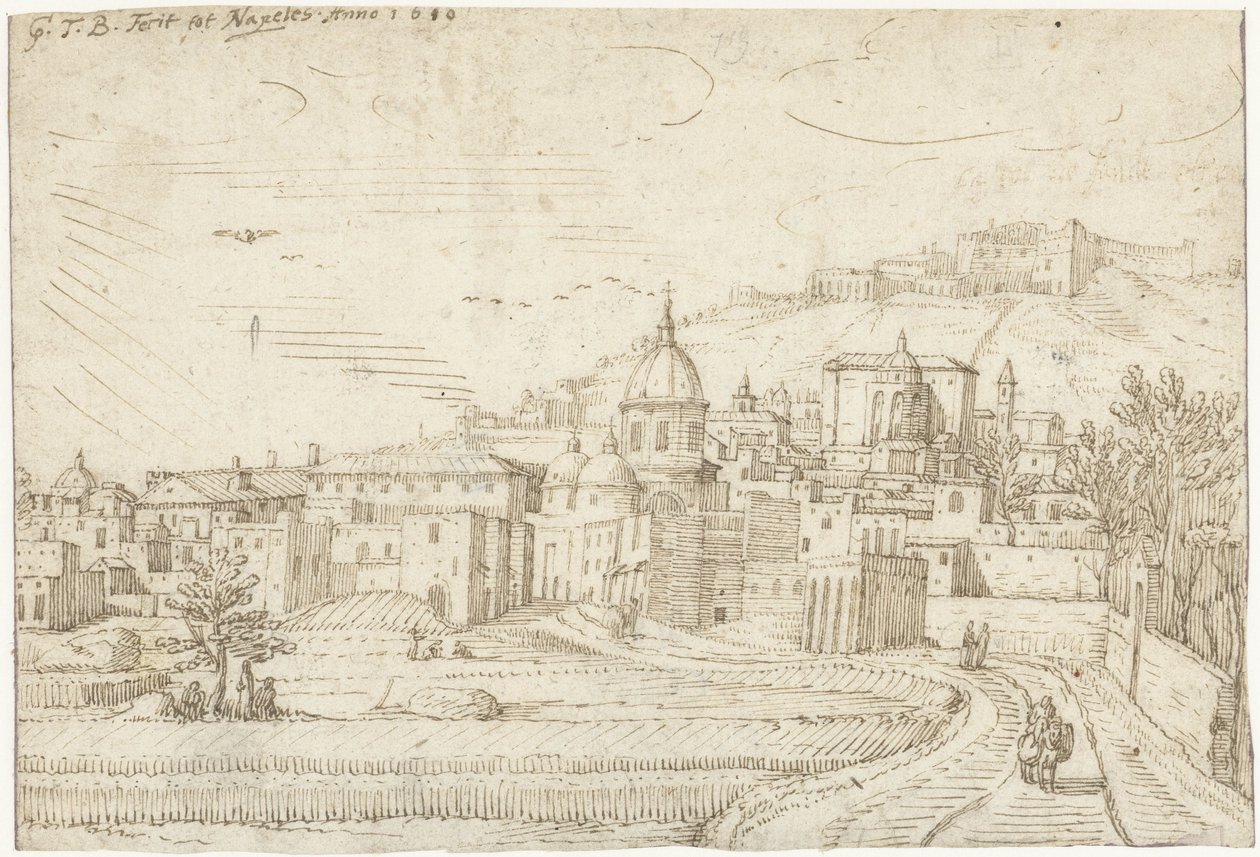 Ansicht von Neapel und Vomero von Gerard ter Borch