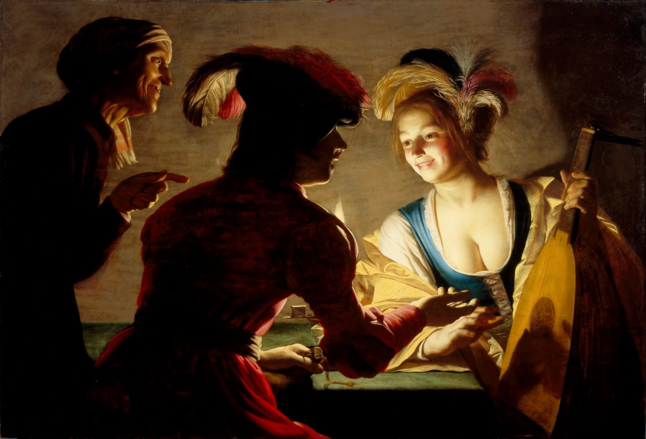 Die Kupplerin von Gerard van Honthorst