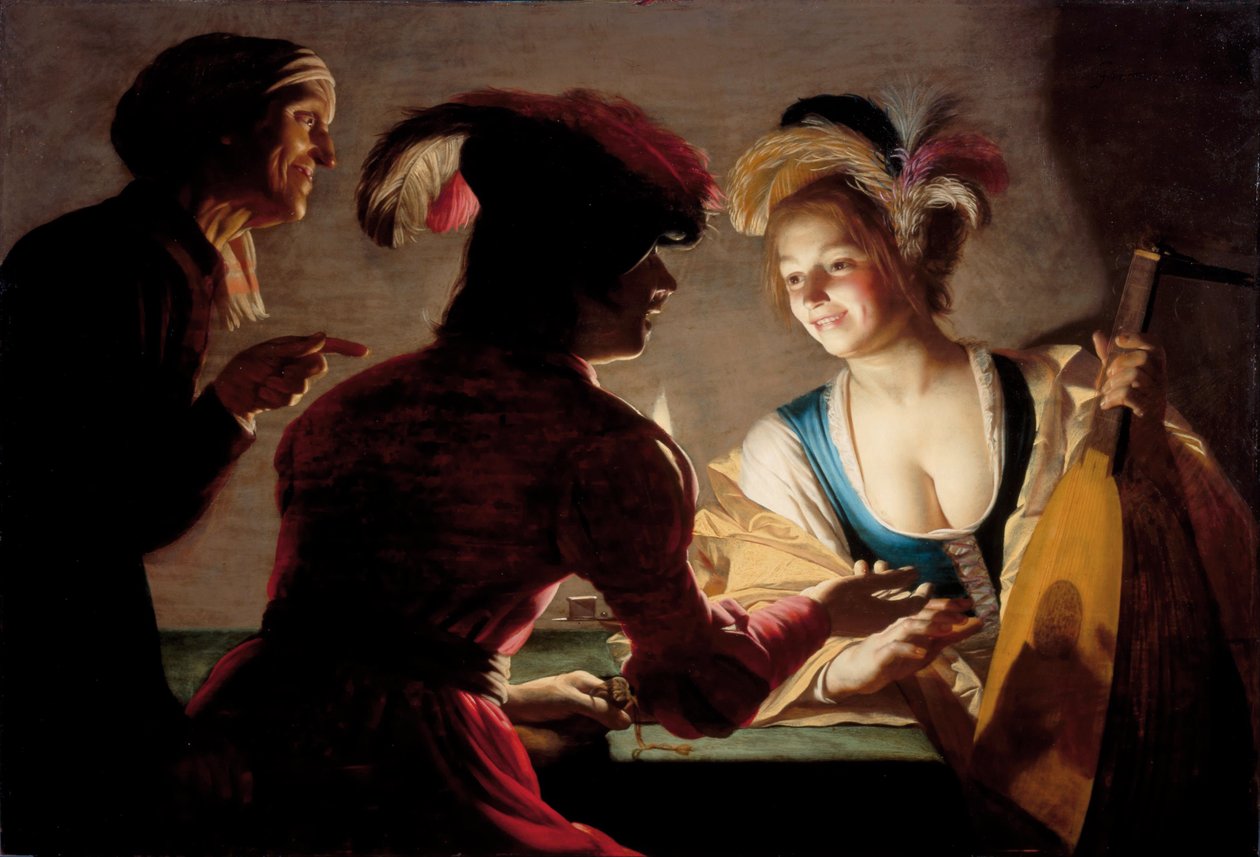 Die Kupplerin von Gerard van Honthorst