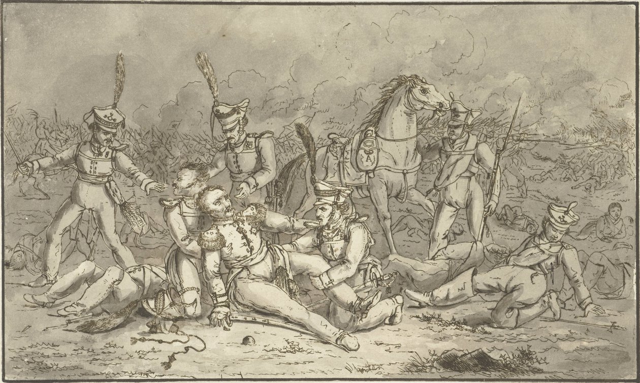 Gefallener General von Gerardus Emaus de Micault