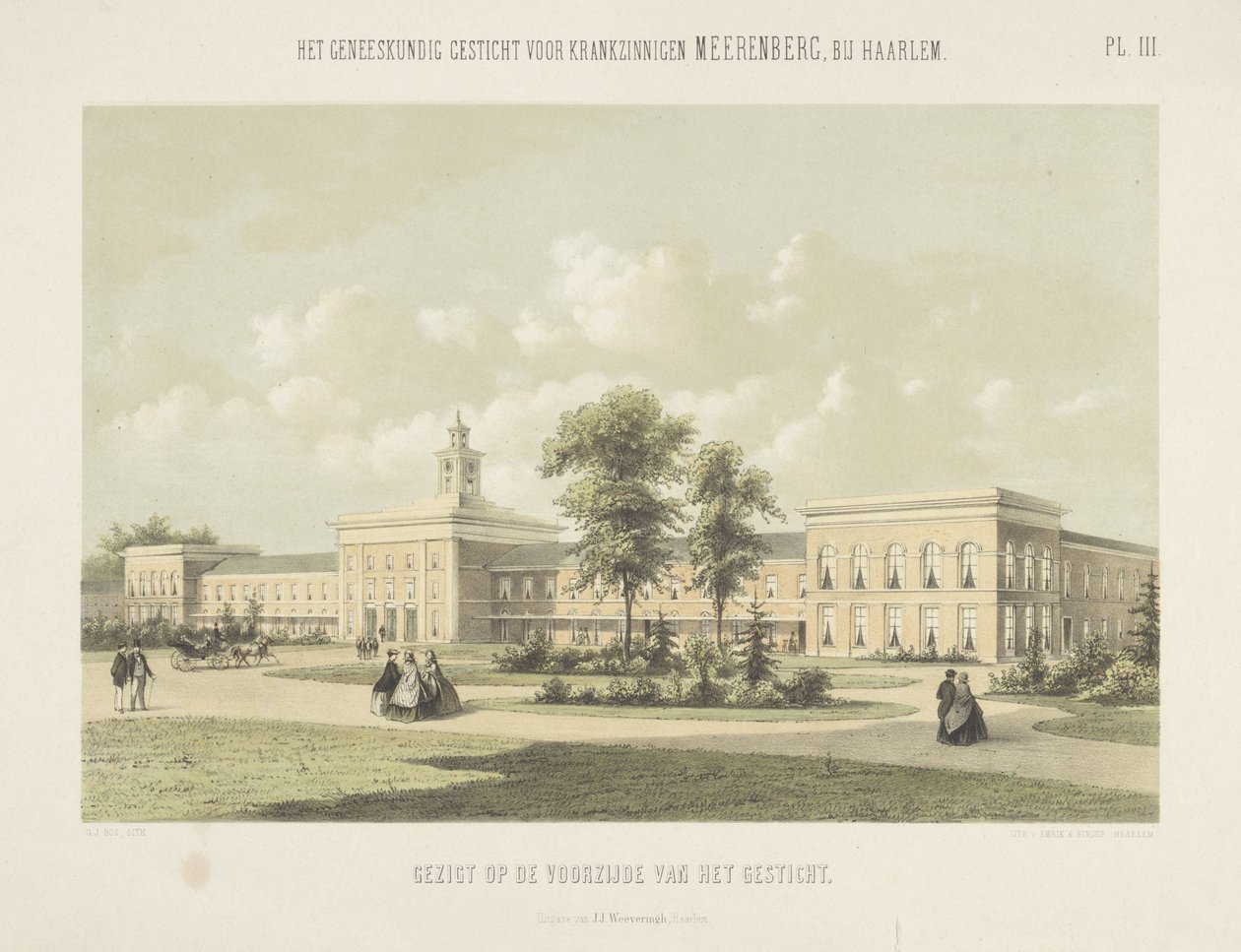 Psychiatrisches Krankenhaus Meerenberg von Gerardus Johannes Bos
