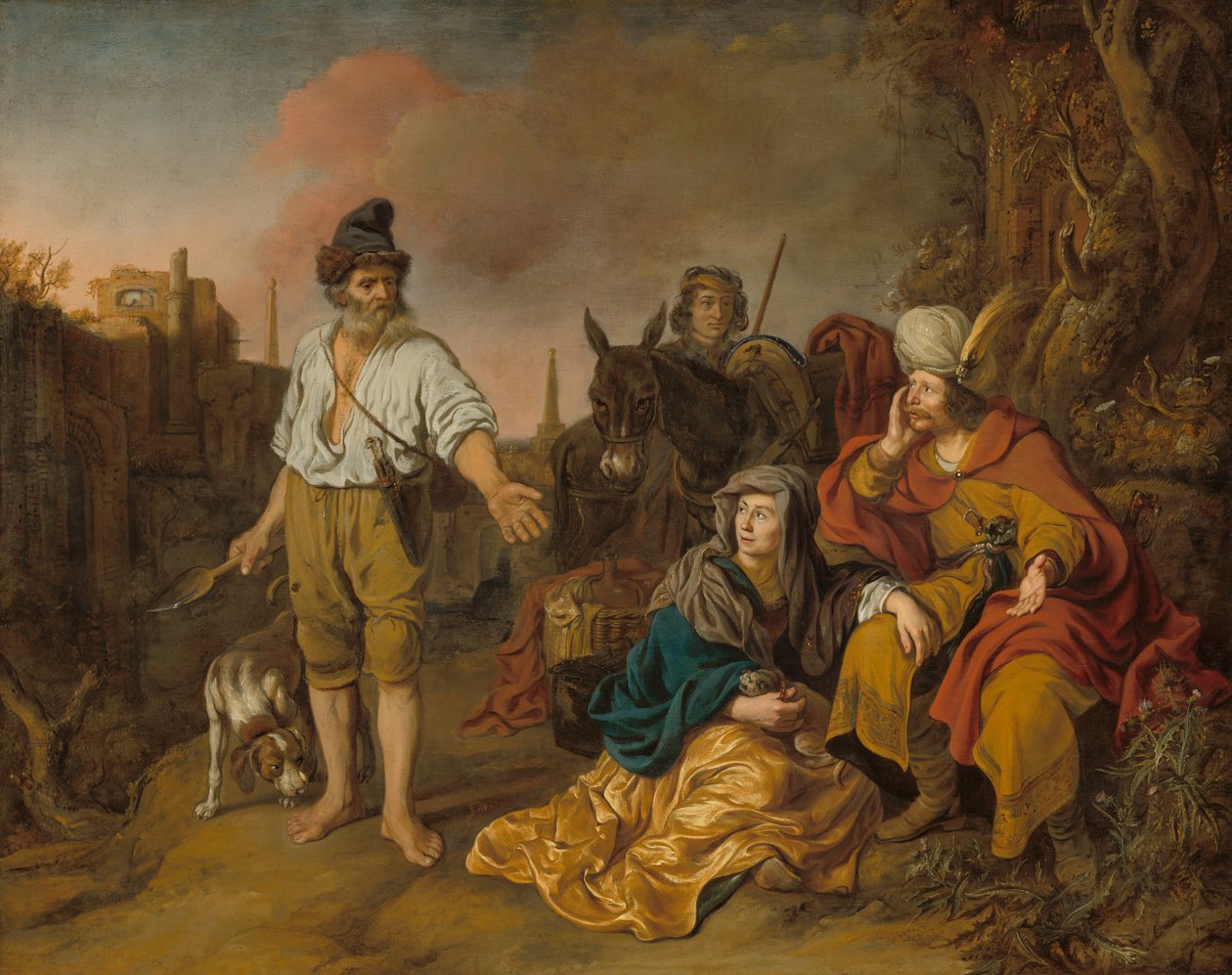 Der Levit in Gibea, frühe 1640er Jahre von Gerbrand van den Eeckhout