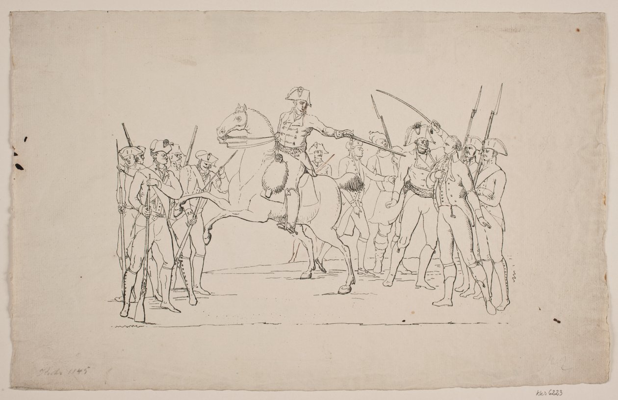 Ein gefangener Offizier von Gerhard Ludvig Lahde