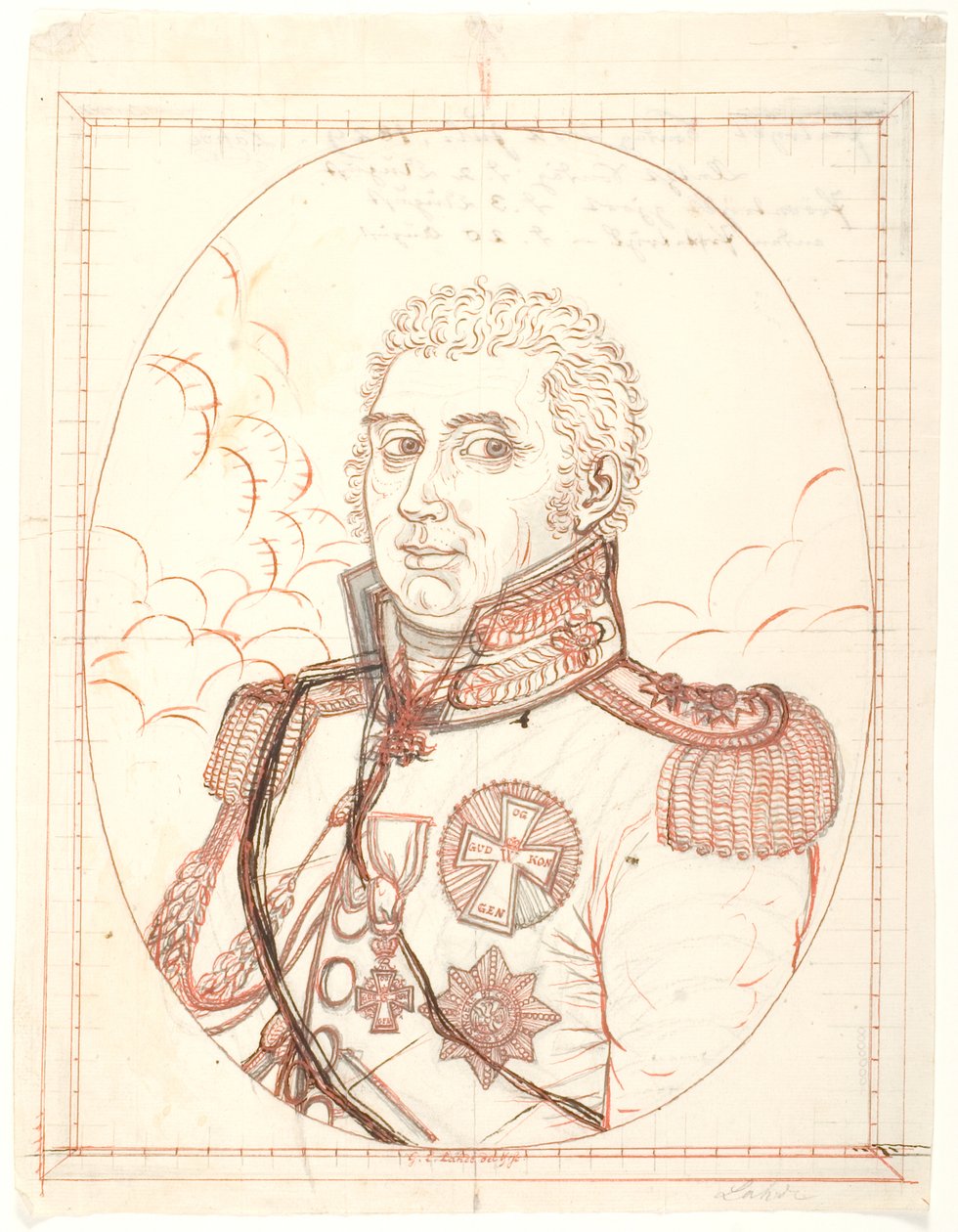 Hochdekorierter Offizier (3 Orden) von Gerhard Ludvig Lahde