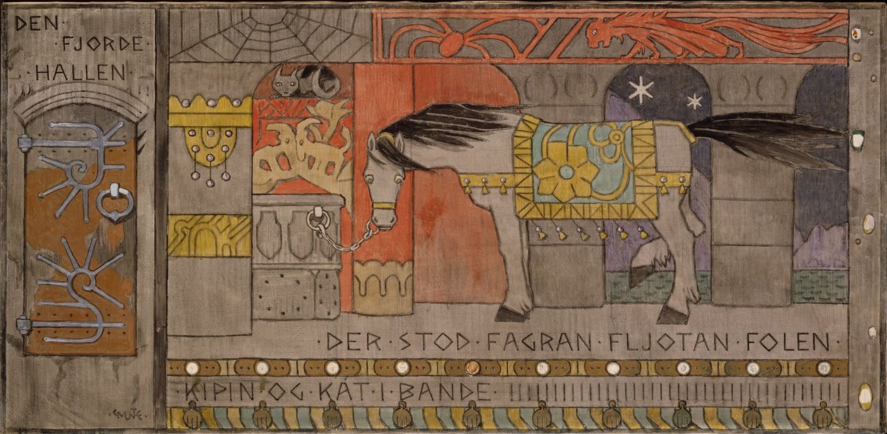 Die vierte Halle von Gerhard Munthe
