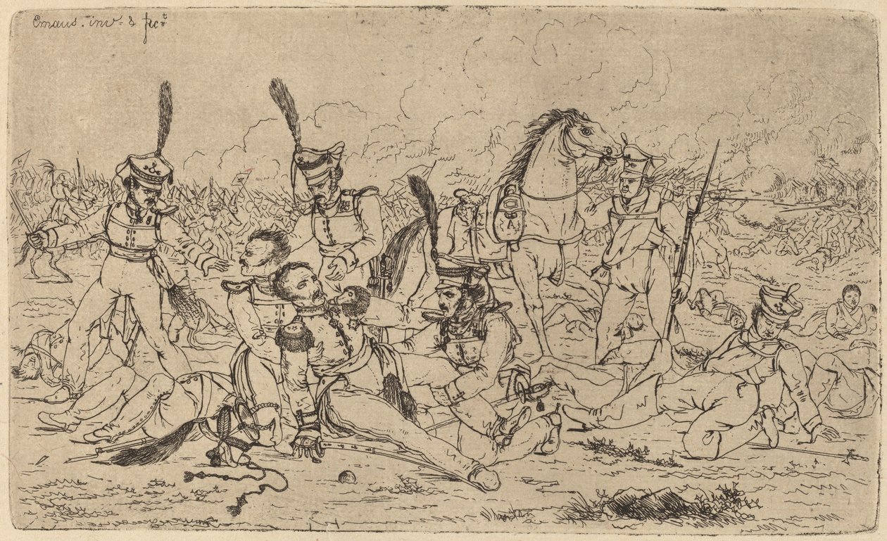 Tod eines russischen Generals von Gerhardus Emaus de Micault