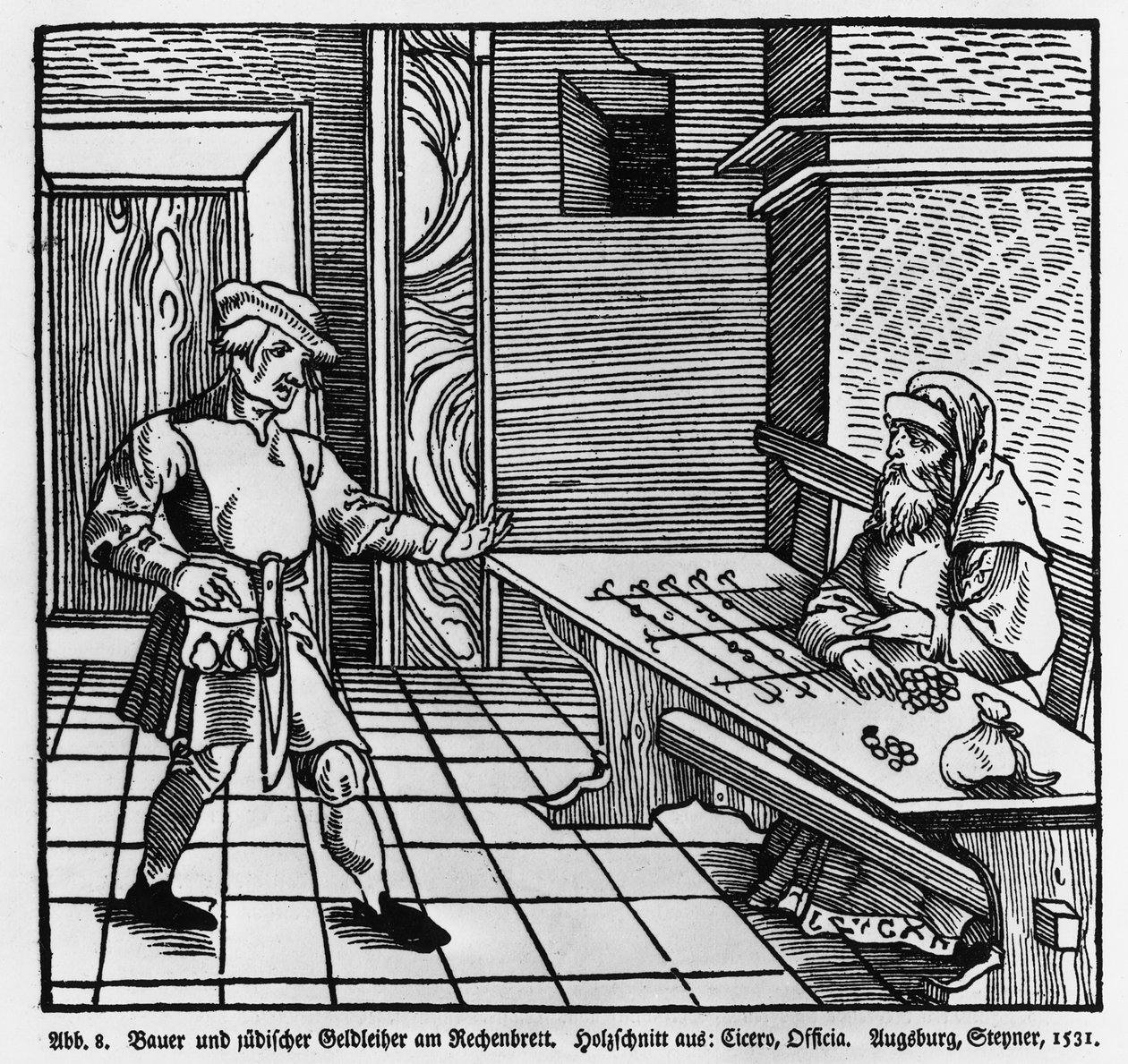 Geldverleiher, 1531 von German School