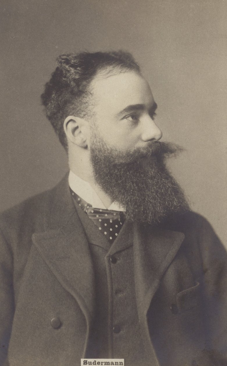 Hermann Sudermann (1857-1928), deutscher Dramatiker und Romanautor von German Photographer
