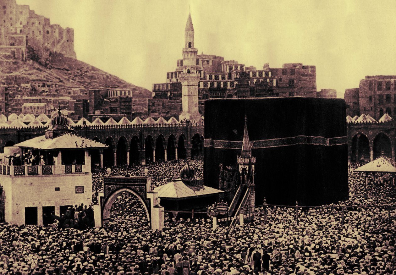 Pilger an der Kaaba, Illustration aus 