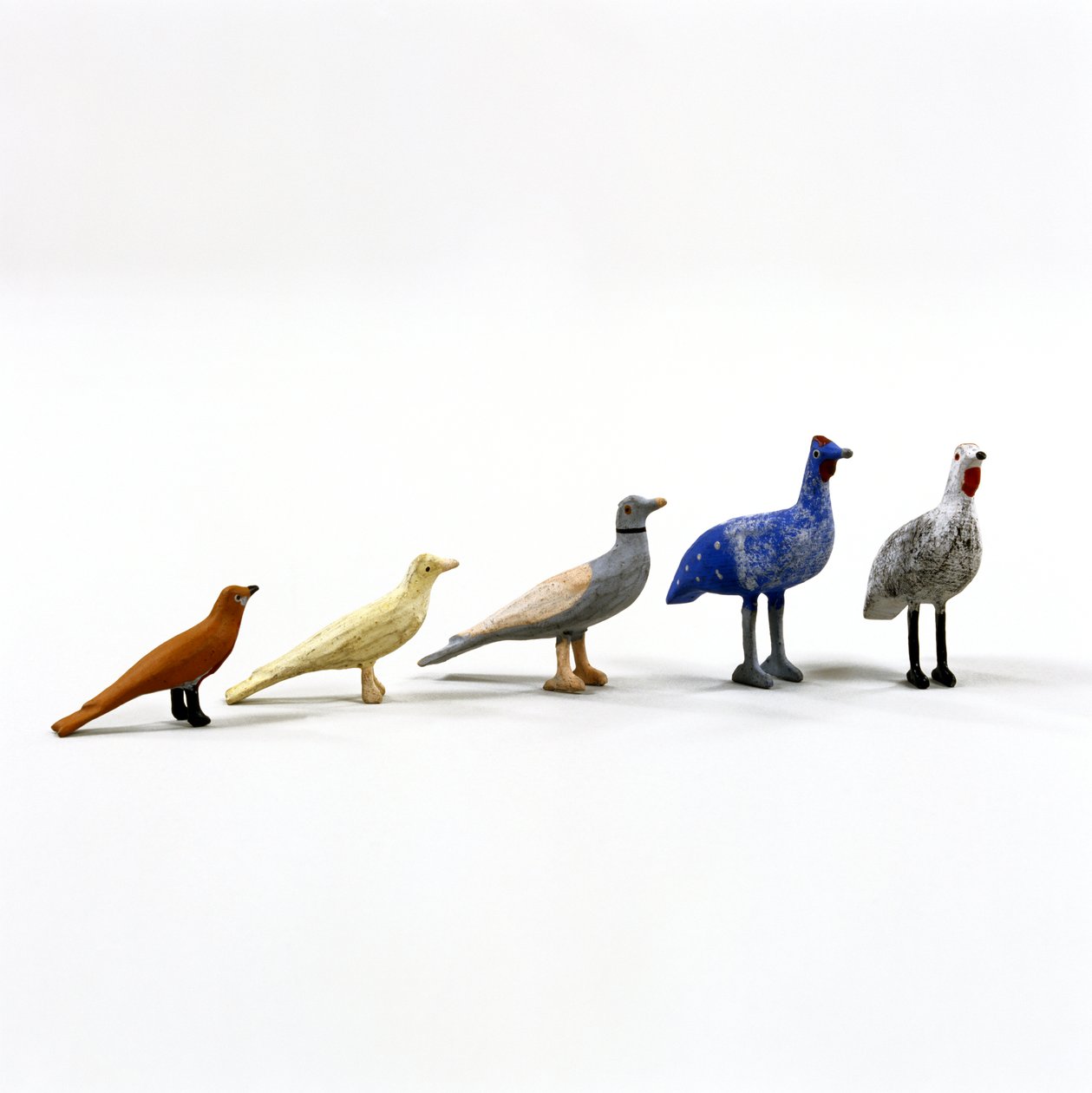 5 Vögel aus einer Arche Noah, ca. 1840 von German School