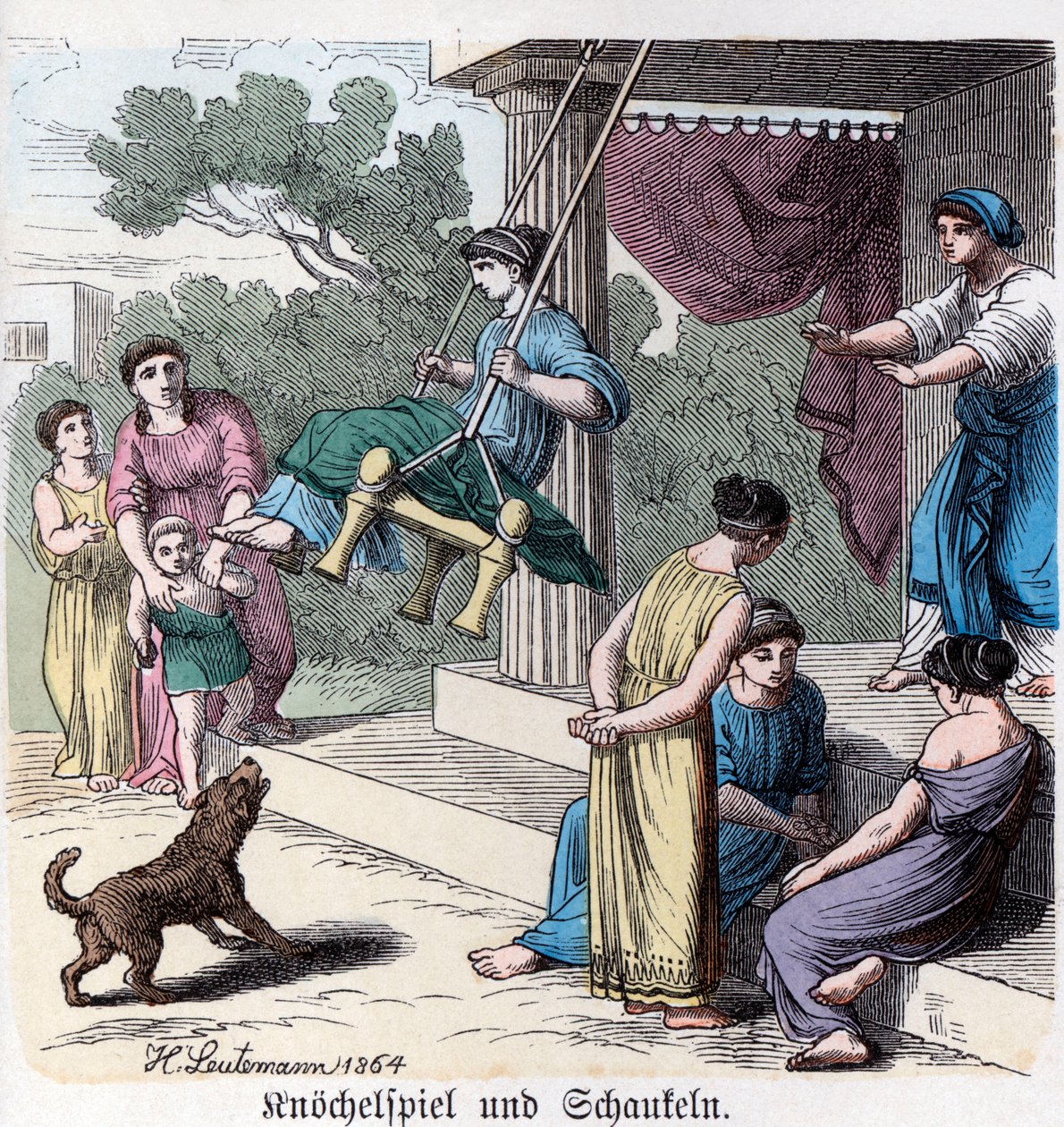 Alte Geschichte. Griechenland. Griechische häusliche Spiele ... von German School