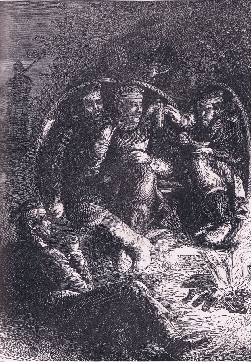 Vor Metz, Cassells Geschichte des Krieges zwischen Frankreich und Deutschland, veröffentlicht von Cassell and Company Limited, ca. 1890 von German School
