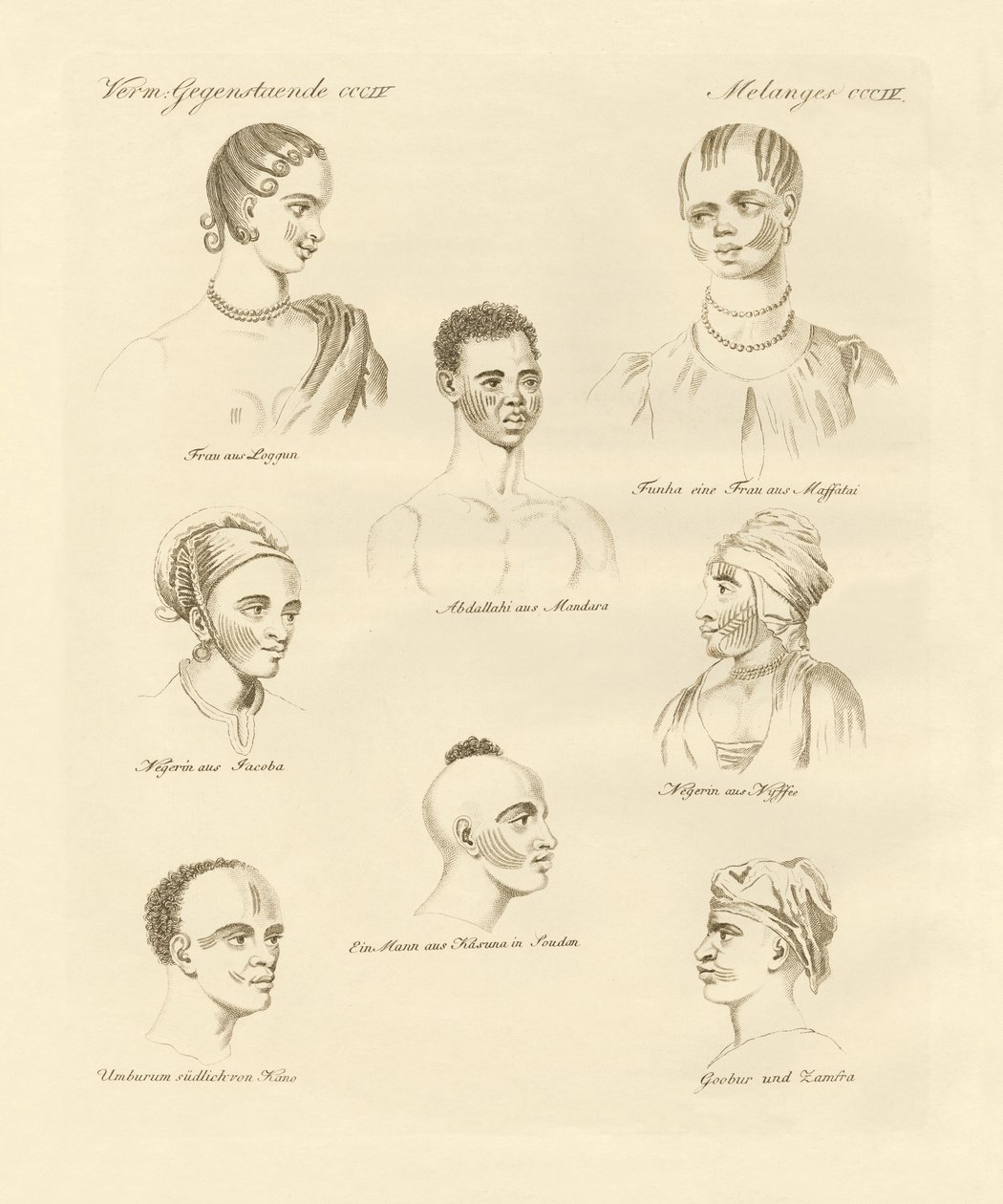 Schwarzer Stamm in der Mitte Afrikas von German School