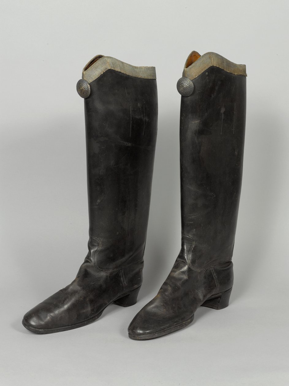 Stiefel, 3. von Zieten-Husaren, getragen von HRH Der Herzog von Connaught, vor 1914 von German School
