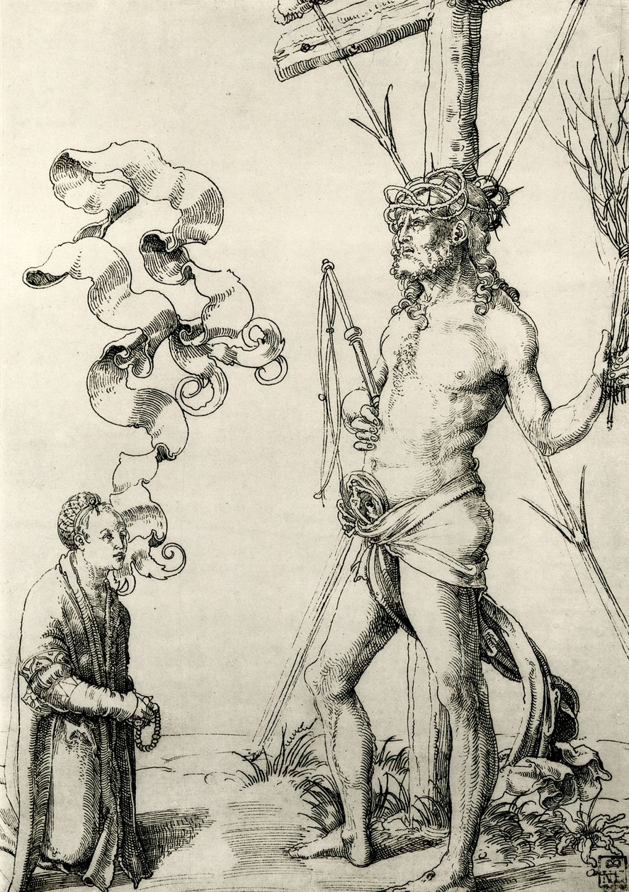 Christus mit den Folterinstrumenten von German School