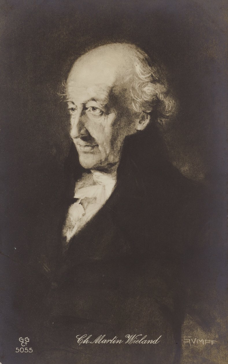 Christoph Martin Wieland (1733-1813), deutscher Dichter, Schriftsteller und Übersetzer von German School